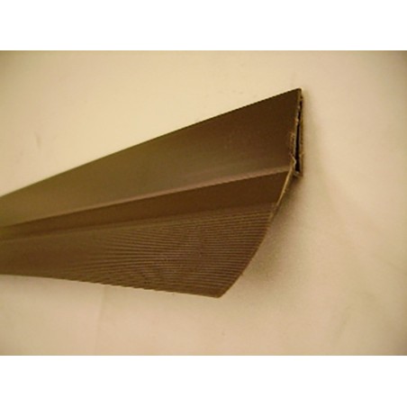 Joint vertical et superieur plat pvc marron (vendu au mètre)