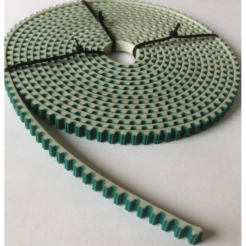 Courroie vert et blanc pour moteur Swing et Speed600_long_630cm