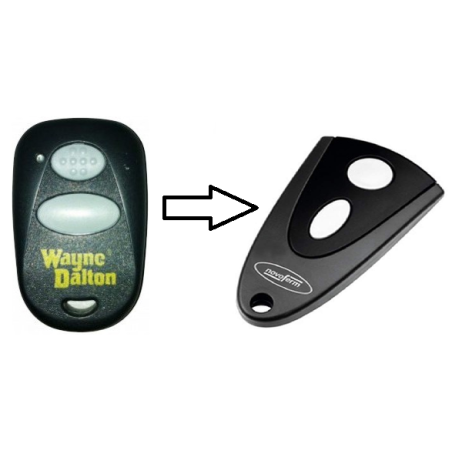 Télécommande 2 Boutons pour moteur Push&Pull 600 - Wayne MASTER - Wayne EXPERT