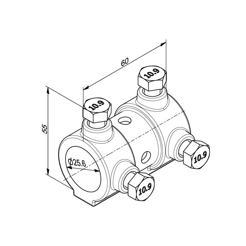 Accouplement Universel d'axe de TORSION