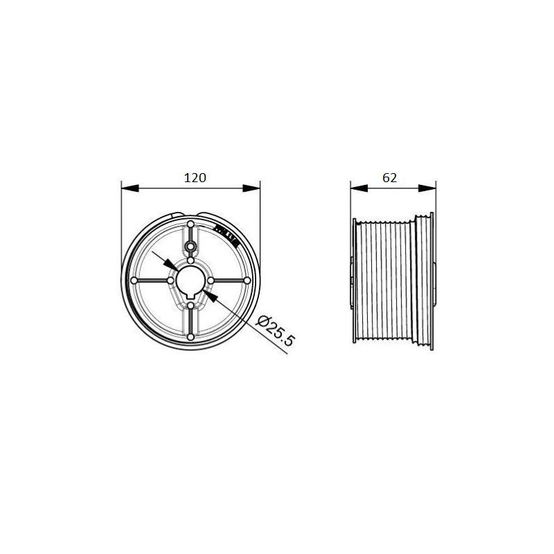 Tambour de TORSION DROIT Wayne-Dalton