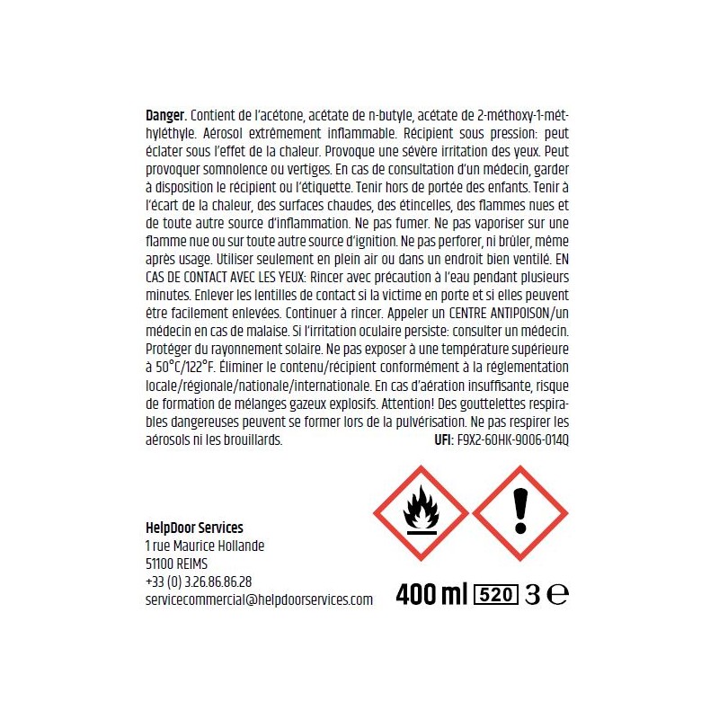 Bombe de peinture aerosol Blanc 40MM PRESTIGE+ Wayne-Dalton