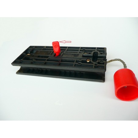 Manette de declenchement pour chariot