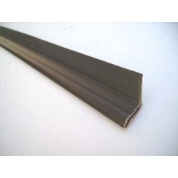 Joint de corniere verticale superieur pvc marron (vendu au mètre)