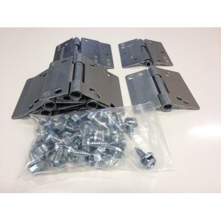 Kit charnières + visserie pour porte 1"