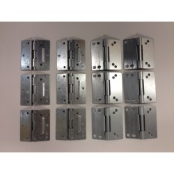 Kit charnières pour porte STD 1"