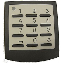 Clavier à Code Sans Fil 433 Mhz pour Moteur Pushpull 600 / 600-1 / 600-2 / Wayne Master / Expert (10 canaux)