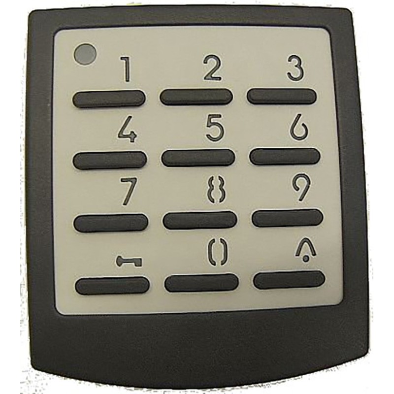 Clavier à Code Sans Fil 433 Mhz pour Moteur Pushpull 600 / 600-1 / 600-2 / Wayne Master / Expert (10 canaux)