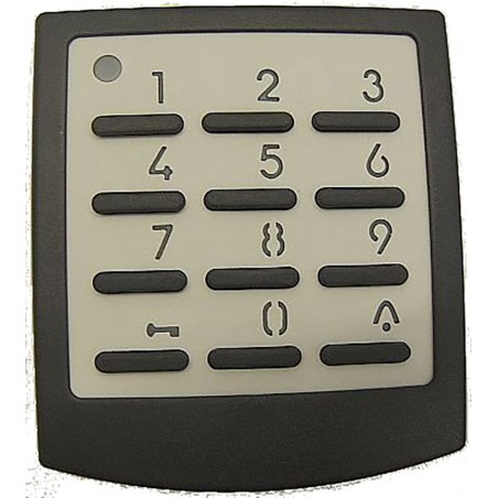 Clavier à Code Sans Fil 433 Mhz pour Moteur Pushpull 600 / 600-1 / 600-2 / Wayne Master / Expert (10 canaux)