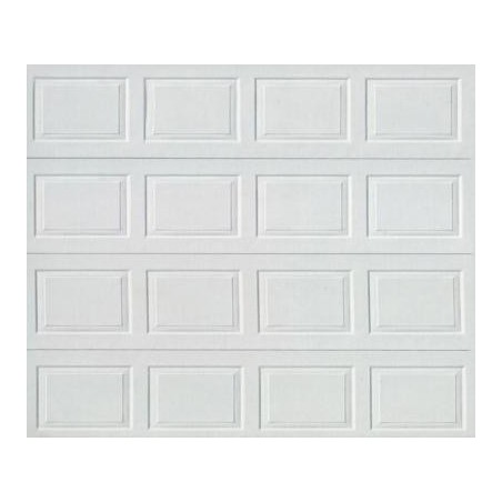 Porte de Garage 1" en Kit  Motorisée -  Confort 14/20mm - Motif Cassette Blanche