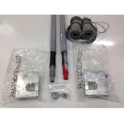 Kit Torque (TQ40CE06-319752-2R) avec tambours câbles Arrière et palier CE TW L.2400/2700 x H.1956/2075